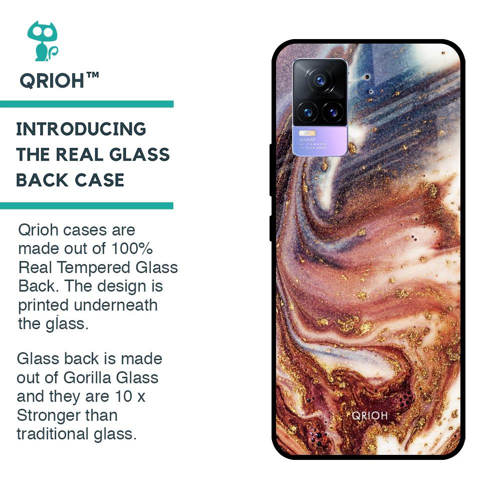 Exceptional Texture Glass Case for Vivo Y73