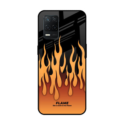 Fire Flame Realme 8 5G Glass Back Cover Online