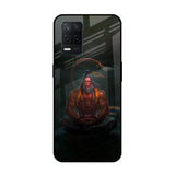Lord Hanuman Animated Realme 8 5G Glass Back Cover Online