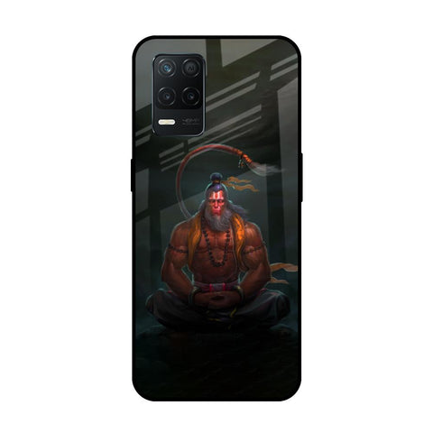 Lord Hanuman Animated Realme 8 5G Glass Back Cover Online