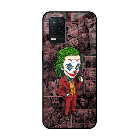 Joker Cartoon Realme 8 5G Glass Back Cover Online