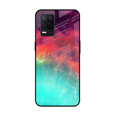 Colorful Aura Realme 8 5G Glass Back Cover Online