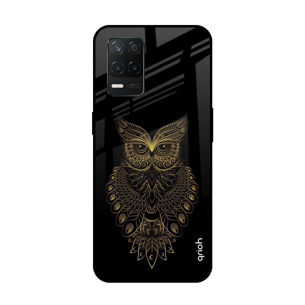 Golden Owl Realme 8 5G Glass Back Cover Online