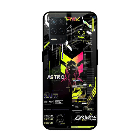 Astro Glitch Realme 8 5G Glass Back Cover Online