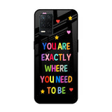Magical Words Realme 8 5G Glass Back Cover Online