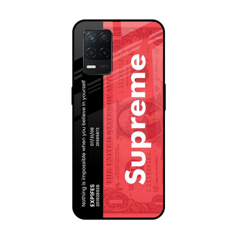 Supreme Ticket Realme 8 5G Glass Back Cover Online