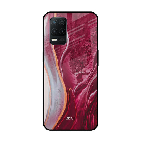 Crimson Ruby Realme 8 5G Glass Back Cover Online