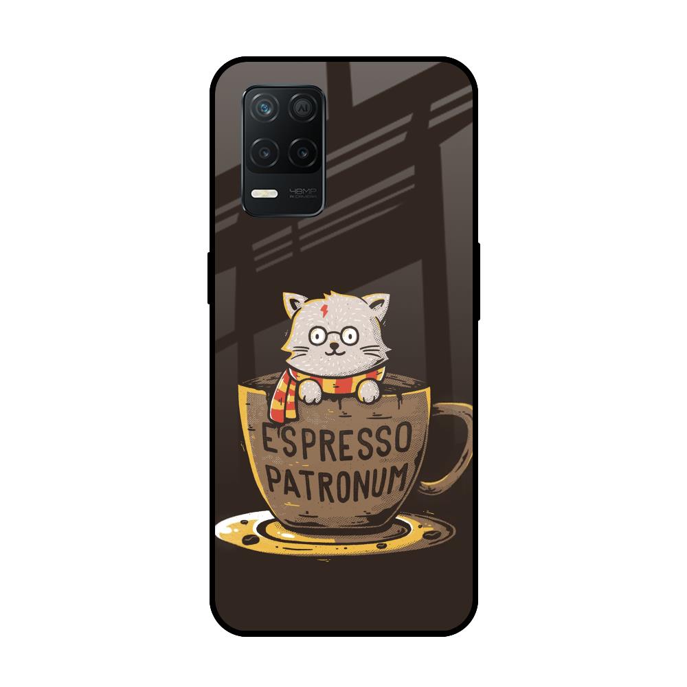 Tea With Kitty Realme 8 5G Glass Back Cover Online