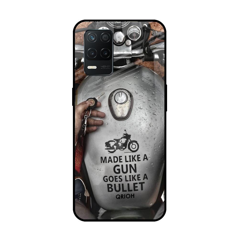 Royal Bike Realme 8 5G Glass Back Cover Online
