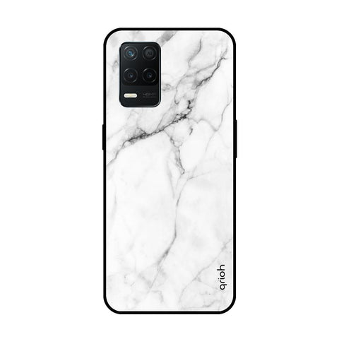 Modern White Marble Realme 8 5G Glass Back Cover Online