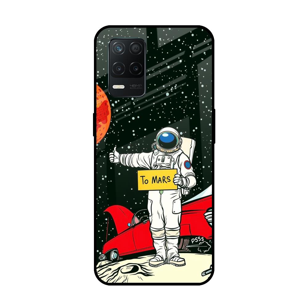 Astronaut on Mars Realme 8 5G Glass Back Cover Online