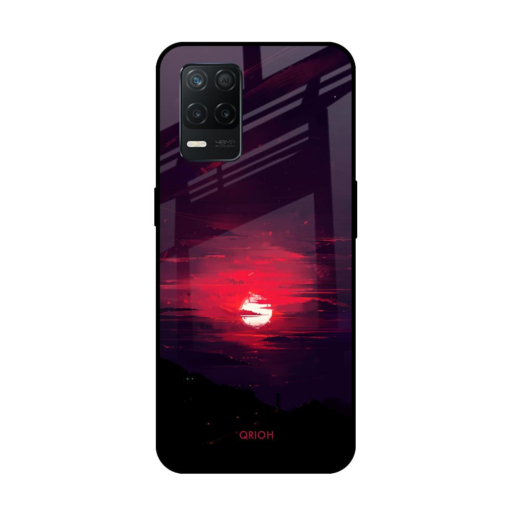Morning Red Sky Realme 8 5G Glass Cases & Covers Online