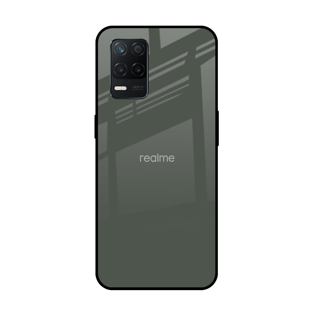 Charcoal Realme 8 5G Glass Back Cover Online