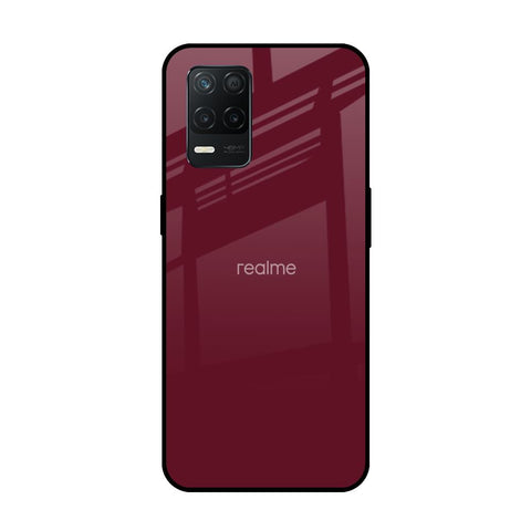 Classic Burgundy Realme 8 5G Glass Back Cover Online