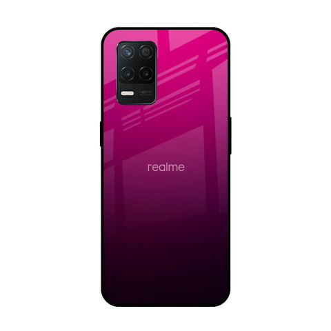Purple Ombre Pattern Realme 8 5G Glass Back Cover Online