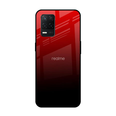 Maroon Faded Realme 8 5G Glass Back Cover Online