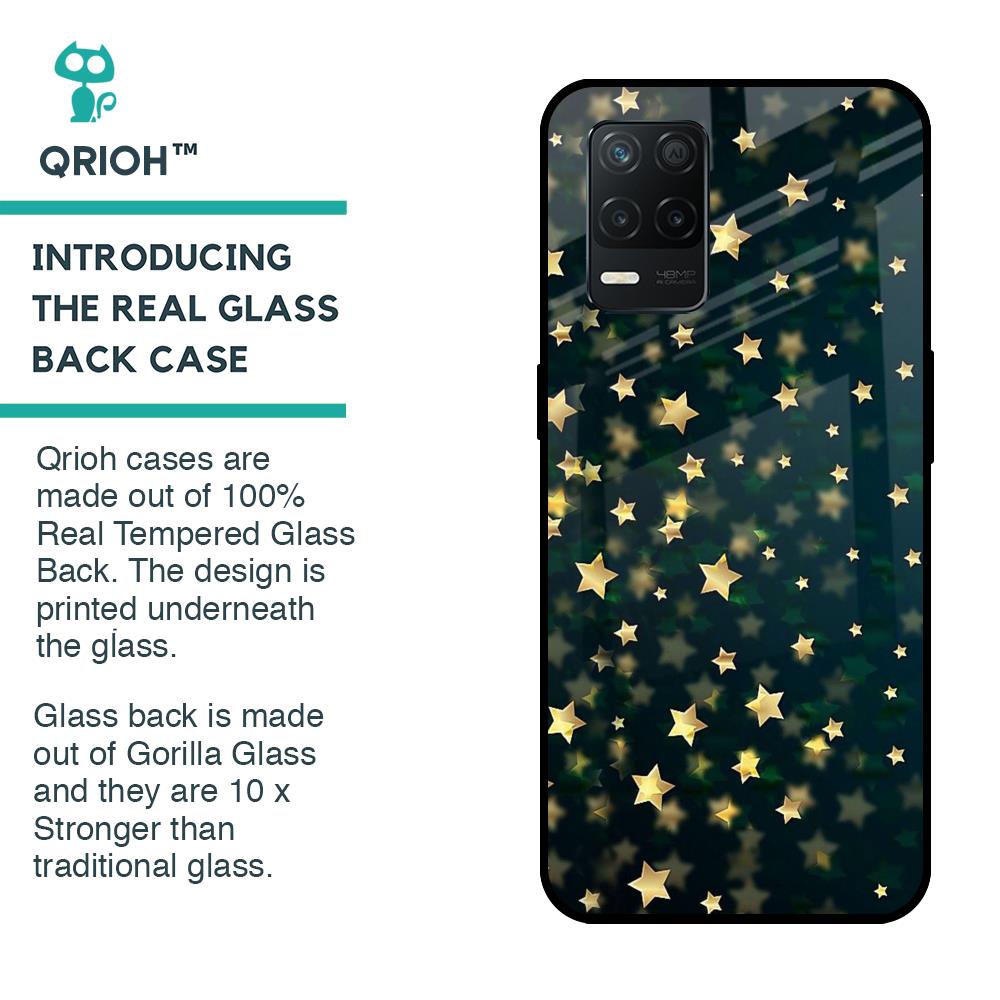 Dazzling Stars Glass Case For Realme 8 5G