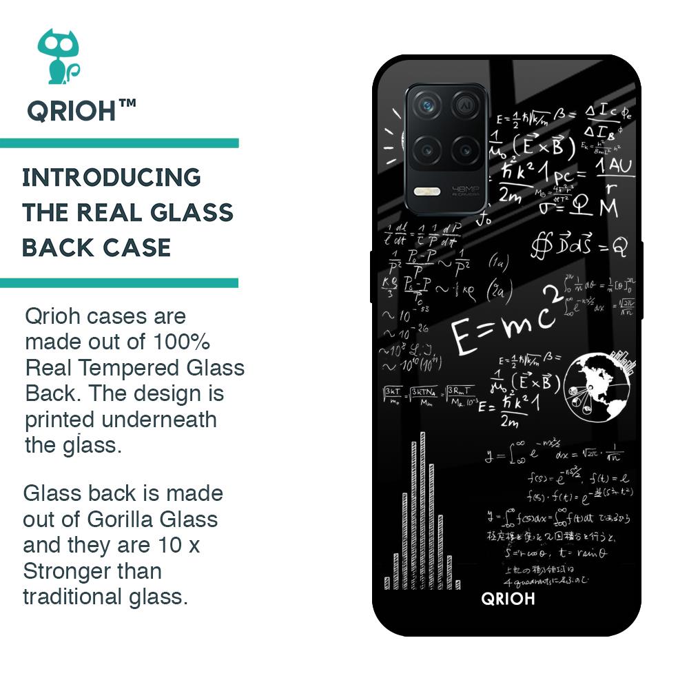 Funny Math Glass Case for Realme 8 5G