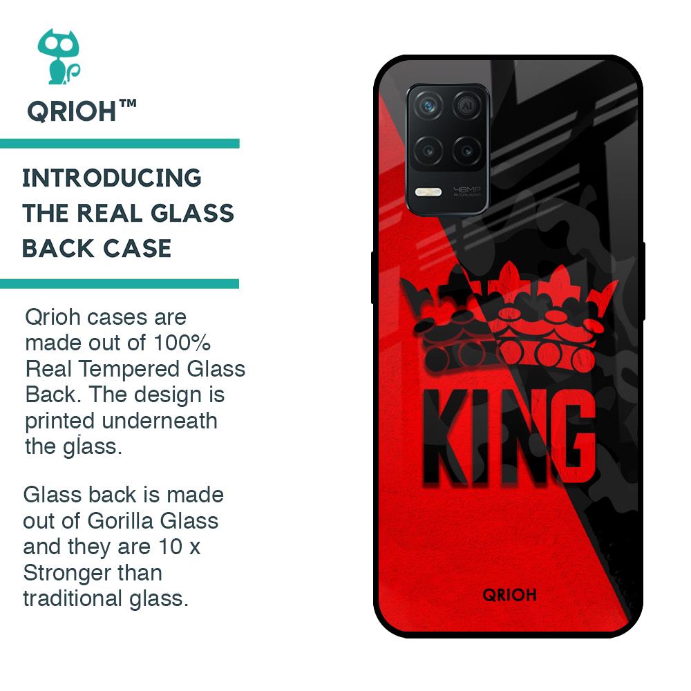 I Am A King Glass Case for Realme 8 5G