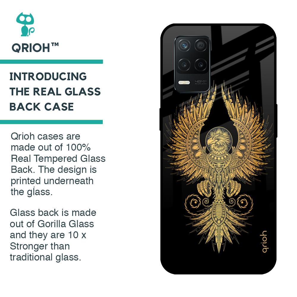 Mythical Phoenix Art Glass Case for Realme 8 5G
