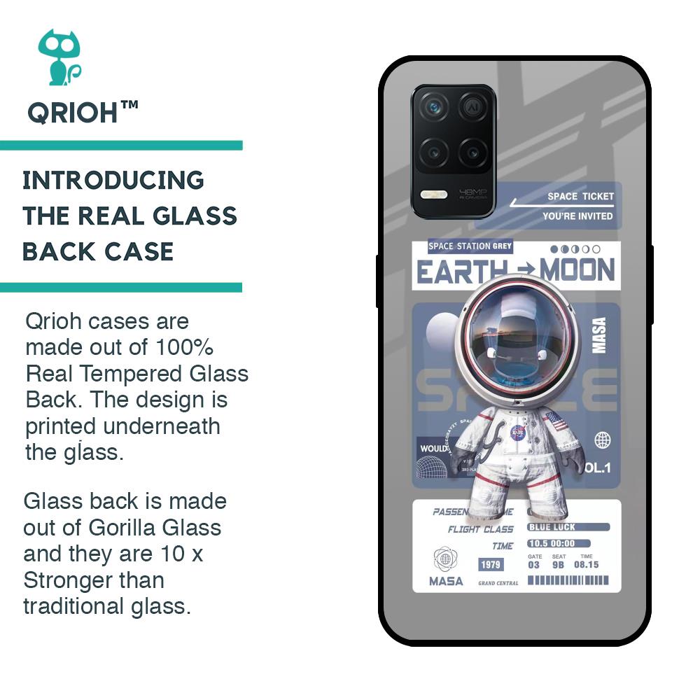 Space Flight Pass Glass Case for Realme 8 5G