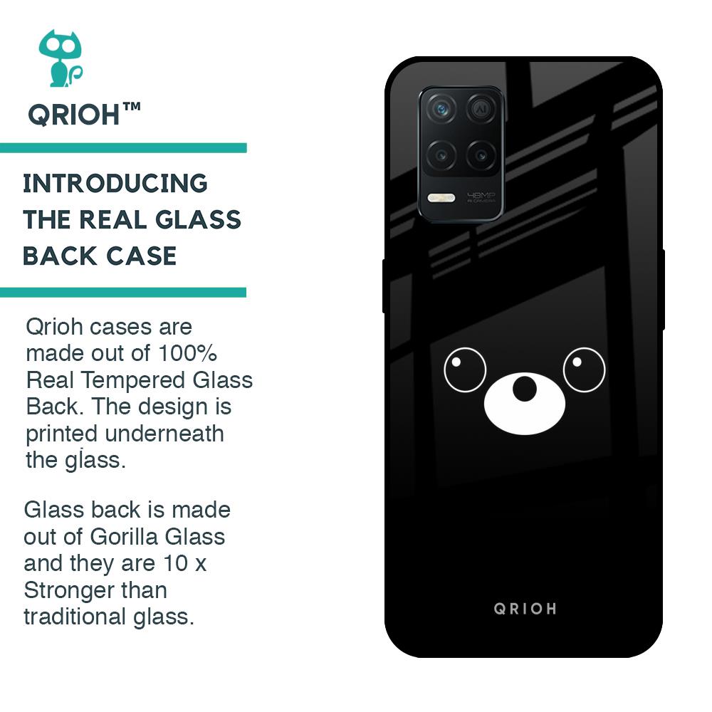 Cute Bear Glass Case for Realme 8 5G