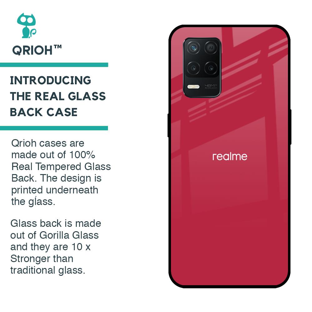 Solo Maroon Glass case for Realme 8 5G