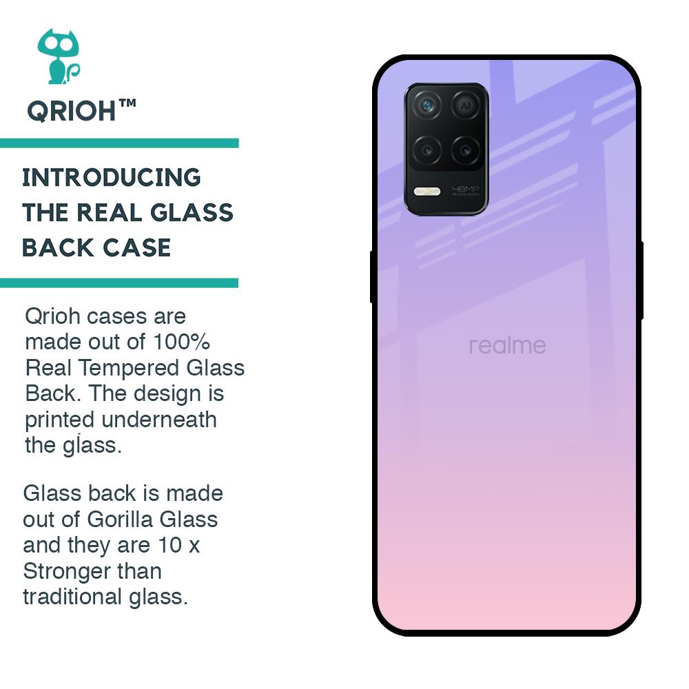 Lavender Gradient Glass Case for Realme 8 5G