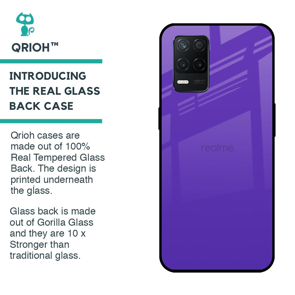 Amethyst Purple Glass Case for Realme 8 5G