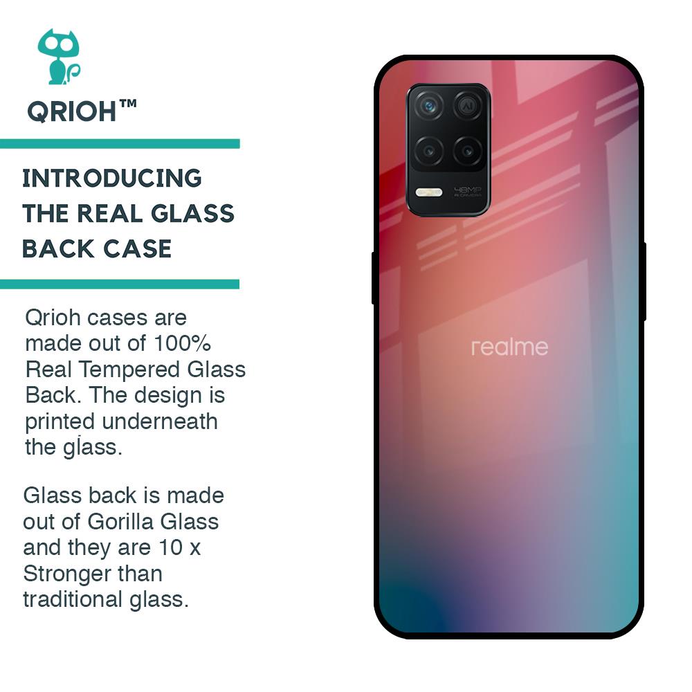Dusty Multi Gradient Glass Case for Realme 8 5G