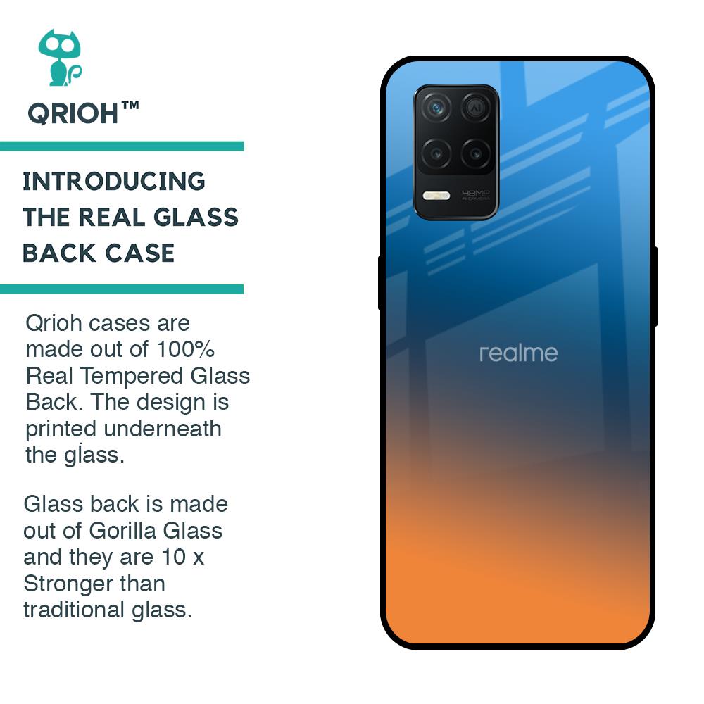Sunset Of Ocean Glass Case for Realme 8 5G