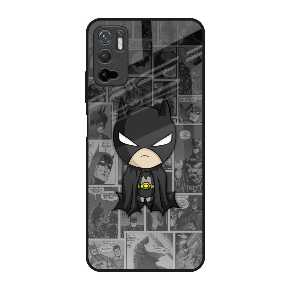 Cartoon Art Poco M3 Pro Glass Back Cover Online