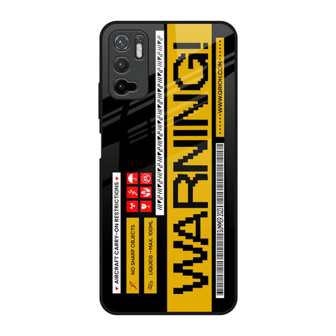 Aircraft Warning Poco M3 Pro Glass Back Cover Online