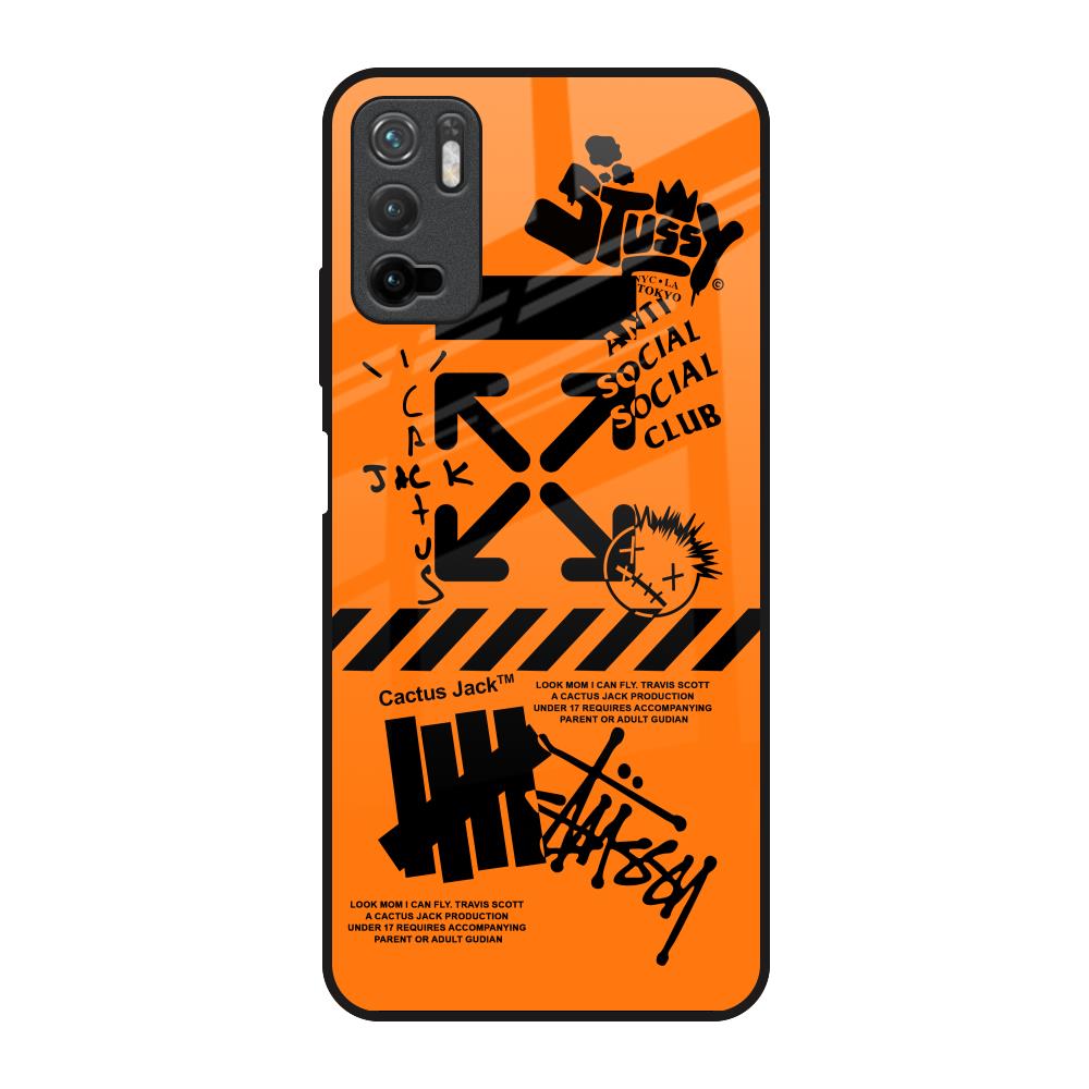 Anti Social Club Poco M3 Pro Glass Back Cover Online