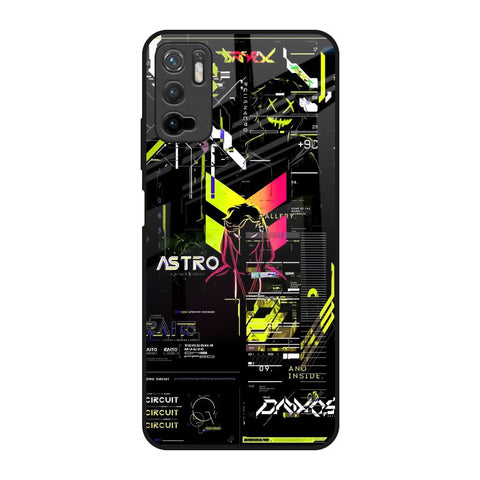 Astro Glitch Poco M3 Pro Glass Back Cover Online