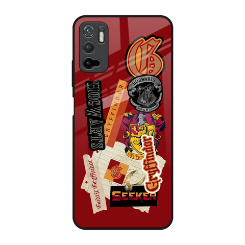 Gryffindor Poco M3 Pro Glass Back Cover Online