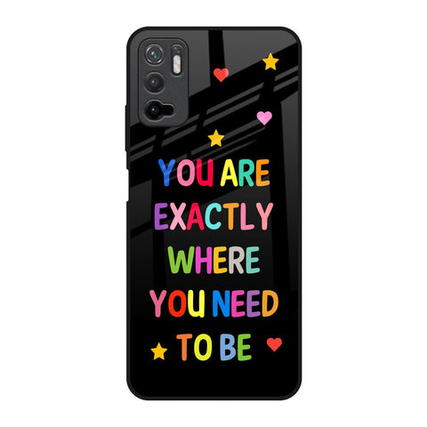 Magical Words Poco M3 Pro Glass Back Cover Online