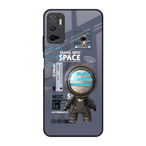 Space Travel Poco M3 Pro Glass Back Cover Online