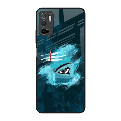 Power Of Trinetra Poco M3 Pro Glass Back Cover Online