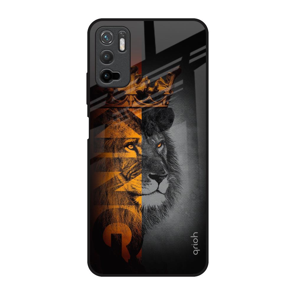 King Of Forest Poco M3 Pro Glass Back Cover Online