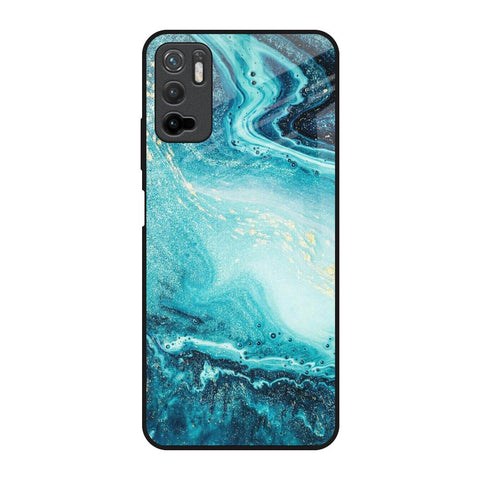 Sea Water Poco M3 Pro Glass Back Cover Online