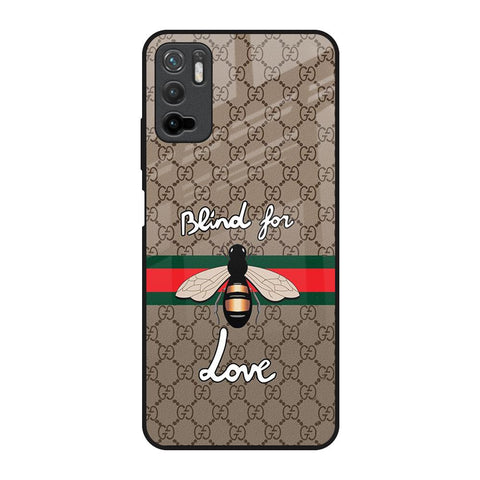 Blind For Love Poco M3 Pro Glass Back Cover Online