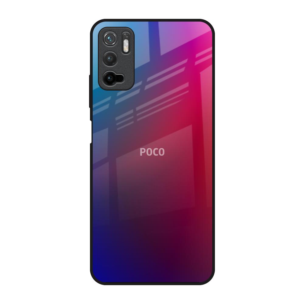 Magical Color Shade Poco M3 Pro Glass Back Cover Online