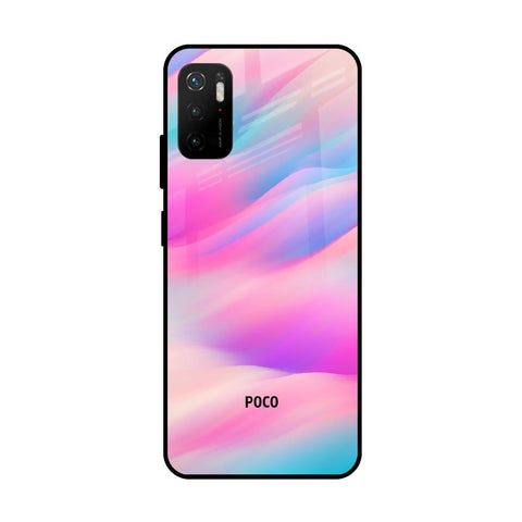 Colorful Waves Poco M3 Pro Glass Cases & Covers Online
