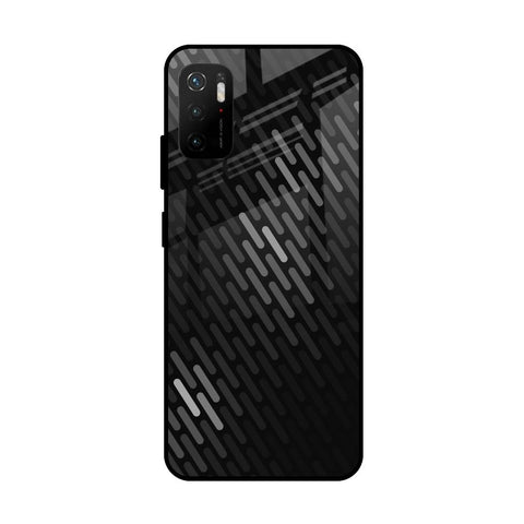 Dark Abstract Pattern Poco M3 Pro Glass Cases & Covers Online
