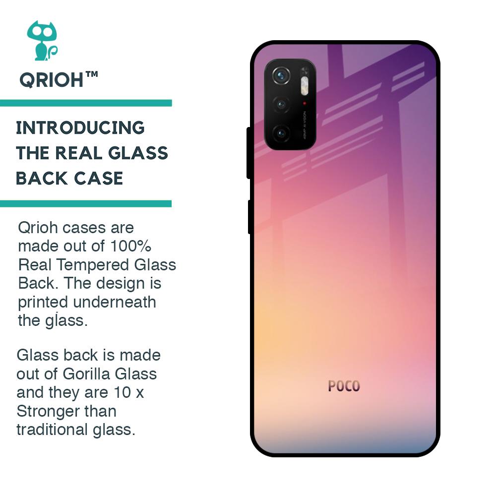 Lavender Purple Glass case for Poco M3 Pro