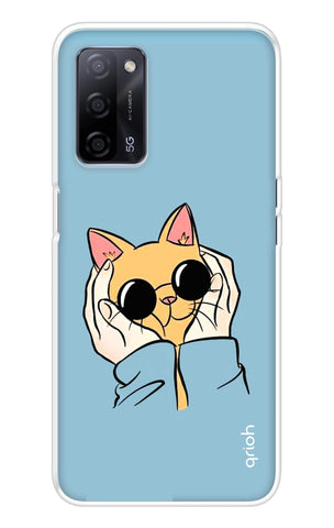 Attitude Cat Oppo A53s Back Cover