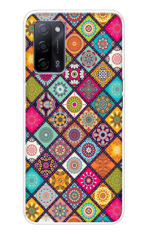 Multicolor Mandala Oppo A53s Back Cover