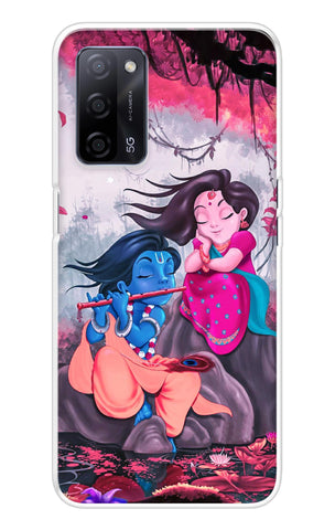 Radha Krishna Art Oppo A53s Back Cover