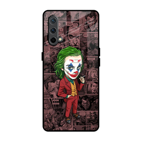 Joker Cartoon OnePlus Nord CE Glass Back Cover Online